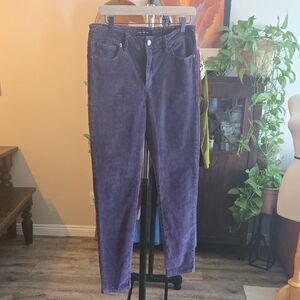 Lucky Brand Women's Straight Leg Jeans in Purple Velvet